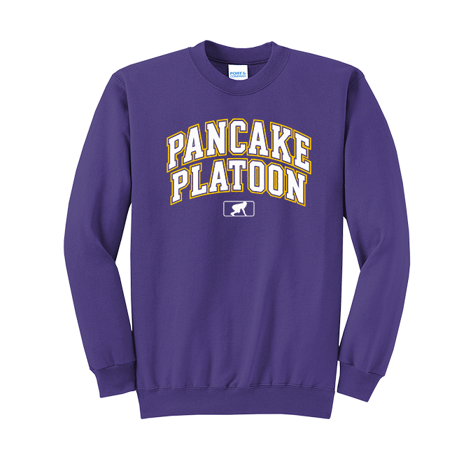 PANCAKE PLATOON (Collegiate) - Crewneck