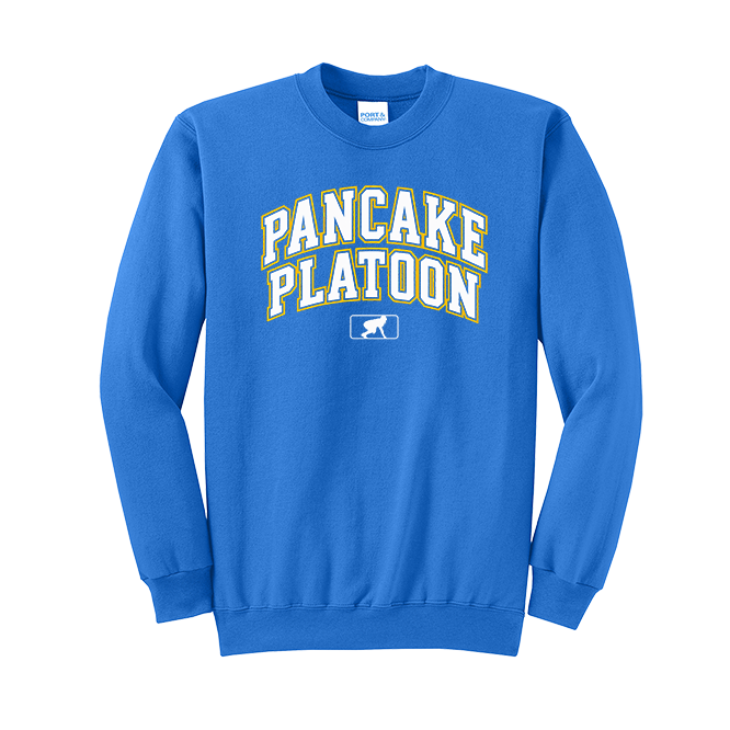 PANCAKE PLATOON (Collegiate) - Crewneck
