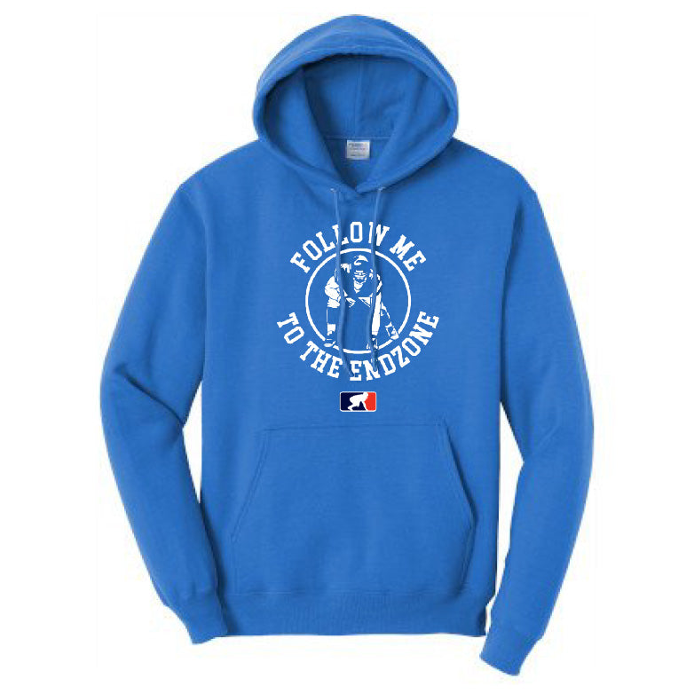 FOLLOW ME TO THE ENDZONE - Tall Hoodie