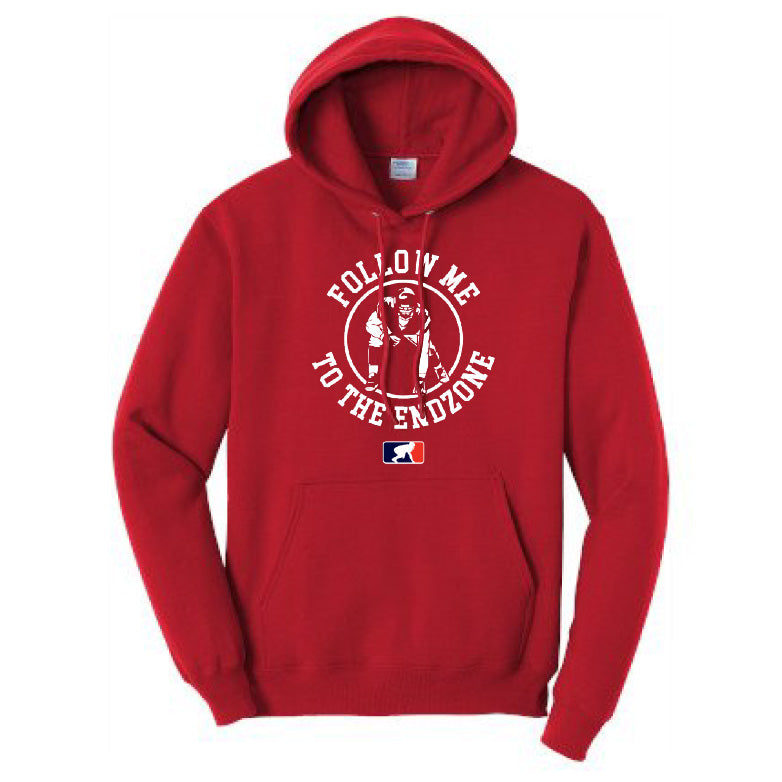 FOLLOW ME TO THE ENDZONE - Tall Hoodie