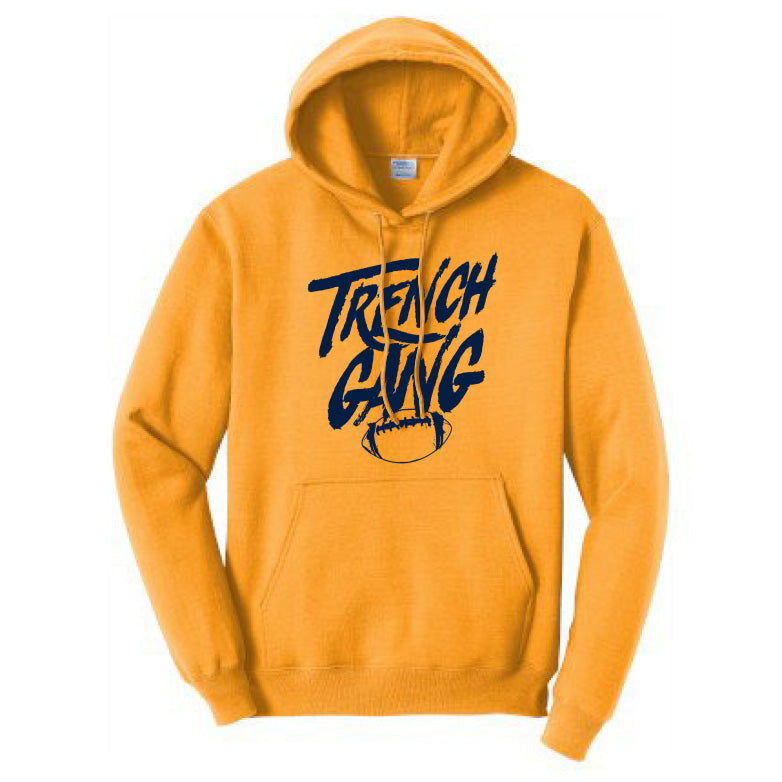 TRENCH GANG (Navy) - Tall Hoodie