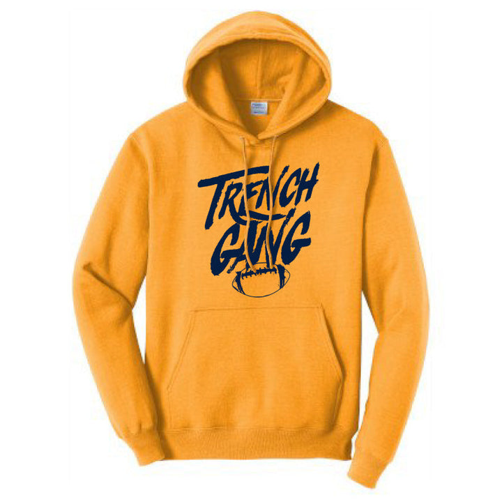 TRENCH GANG (Navy) - Tall Hoodie