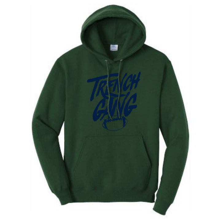 TRENCH GANG (Navy) - Tall Hoodie