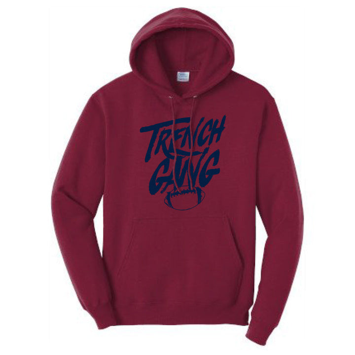 TRENCH GANG (Navy) - Tall Hoodie