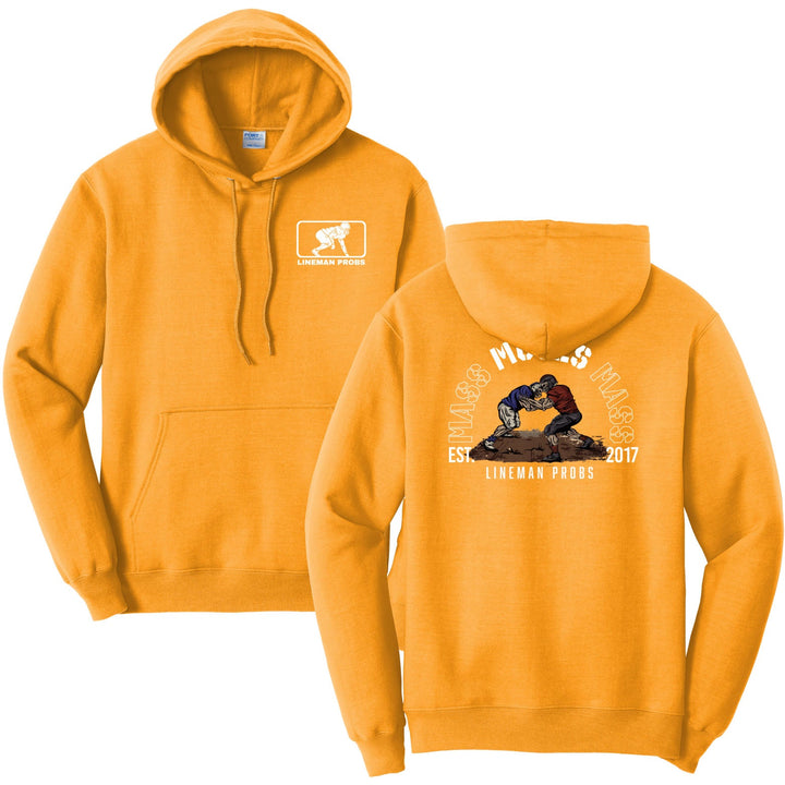 BIG BONED - MASS MOVES MASS - Hoodie
