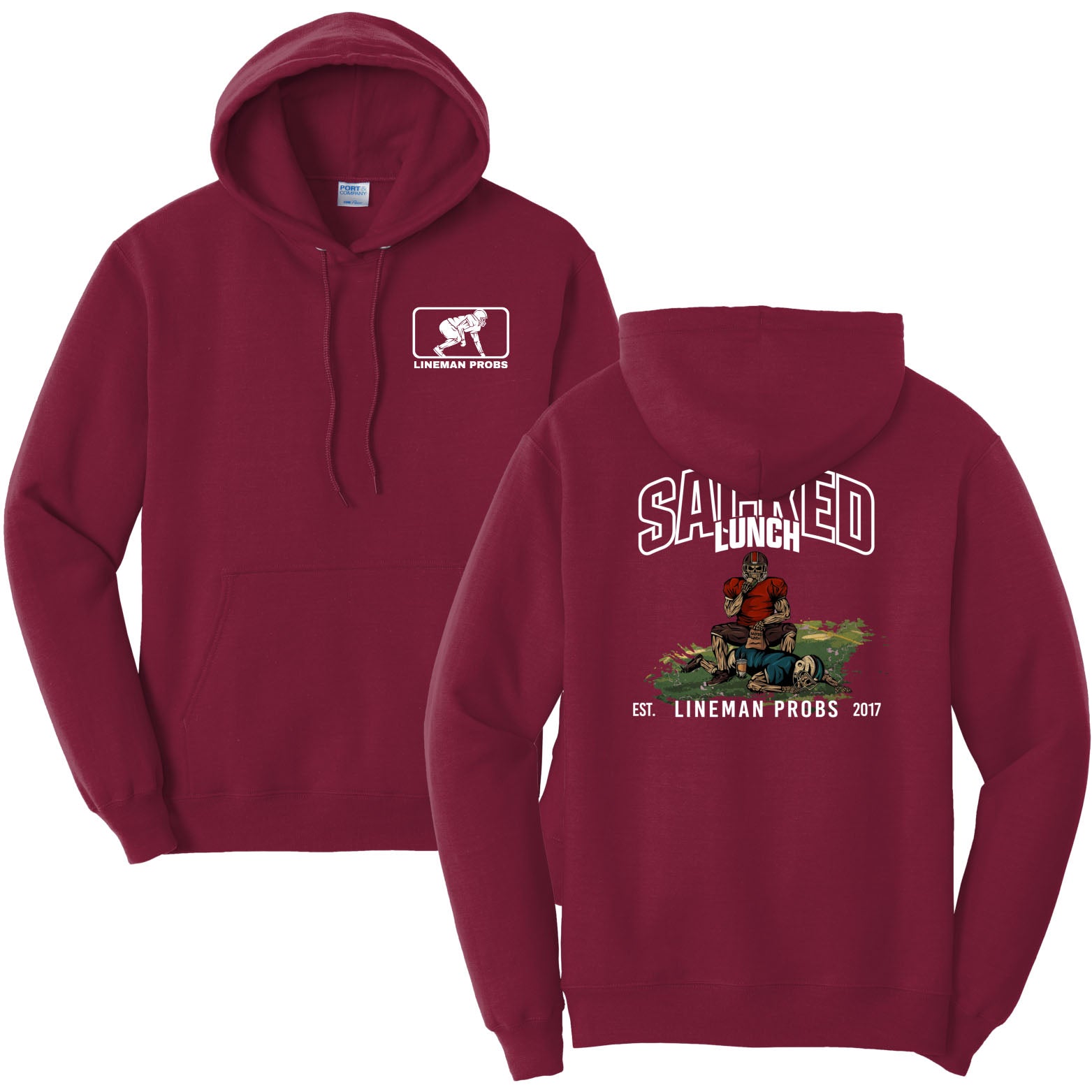 BIG BONED - SACKED LUNCH - Hoodie