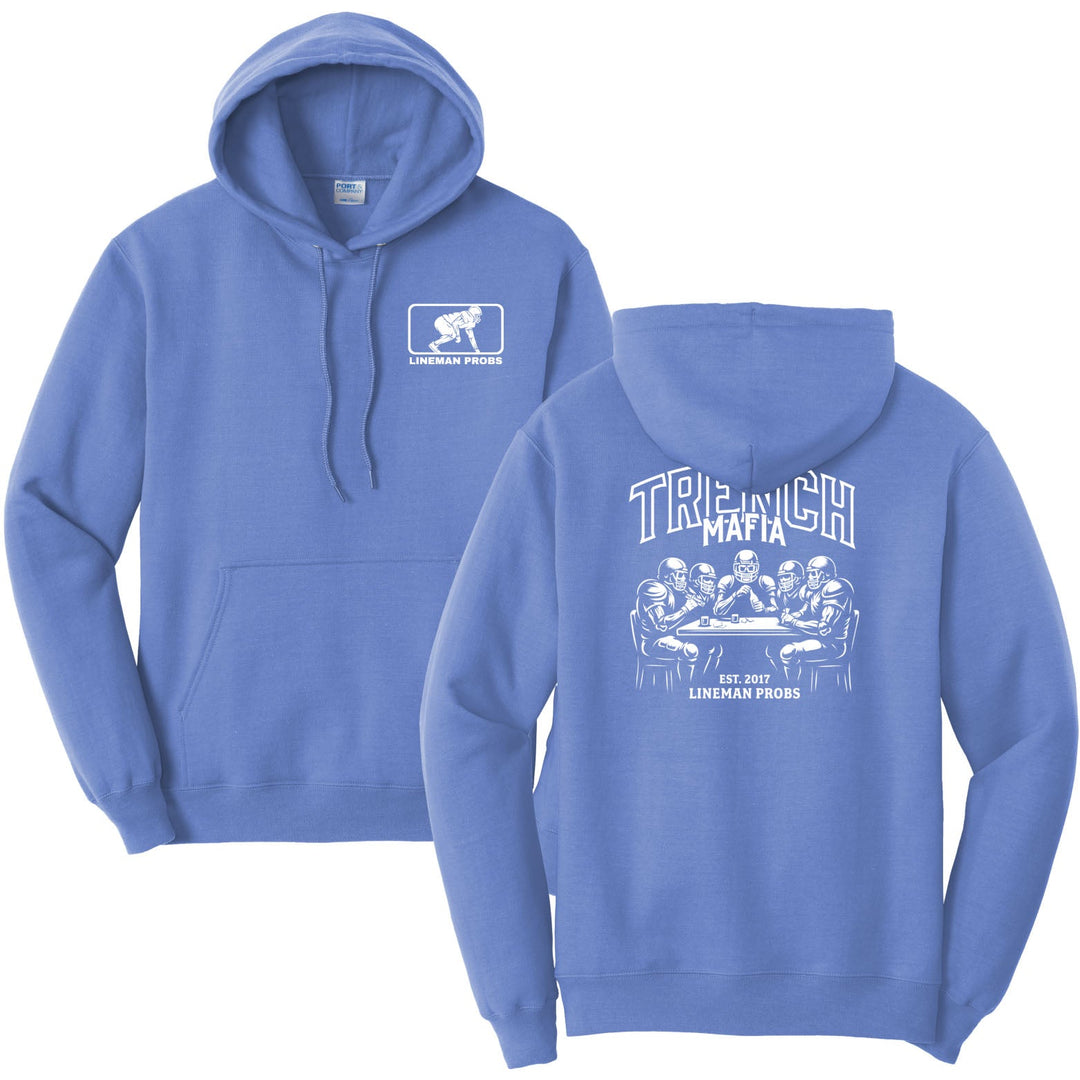 BIG BONED - TRENCH MAFIA (White) - Hoodie
