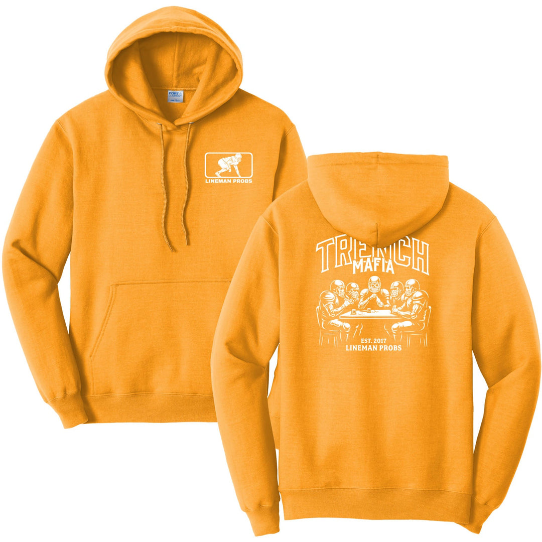 BIG BONED - TRENCH MAFIA (White) - Hoodie