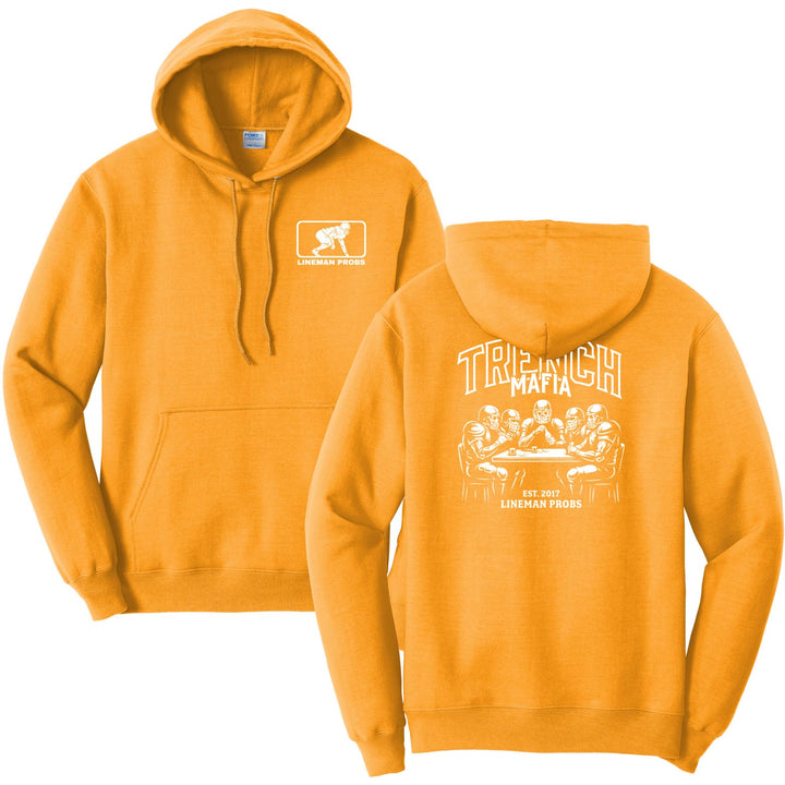 BIG BONED - TRENCH MAFIA (White) - Hoodie