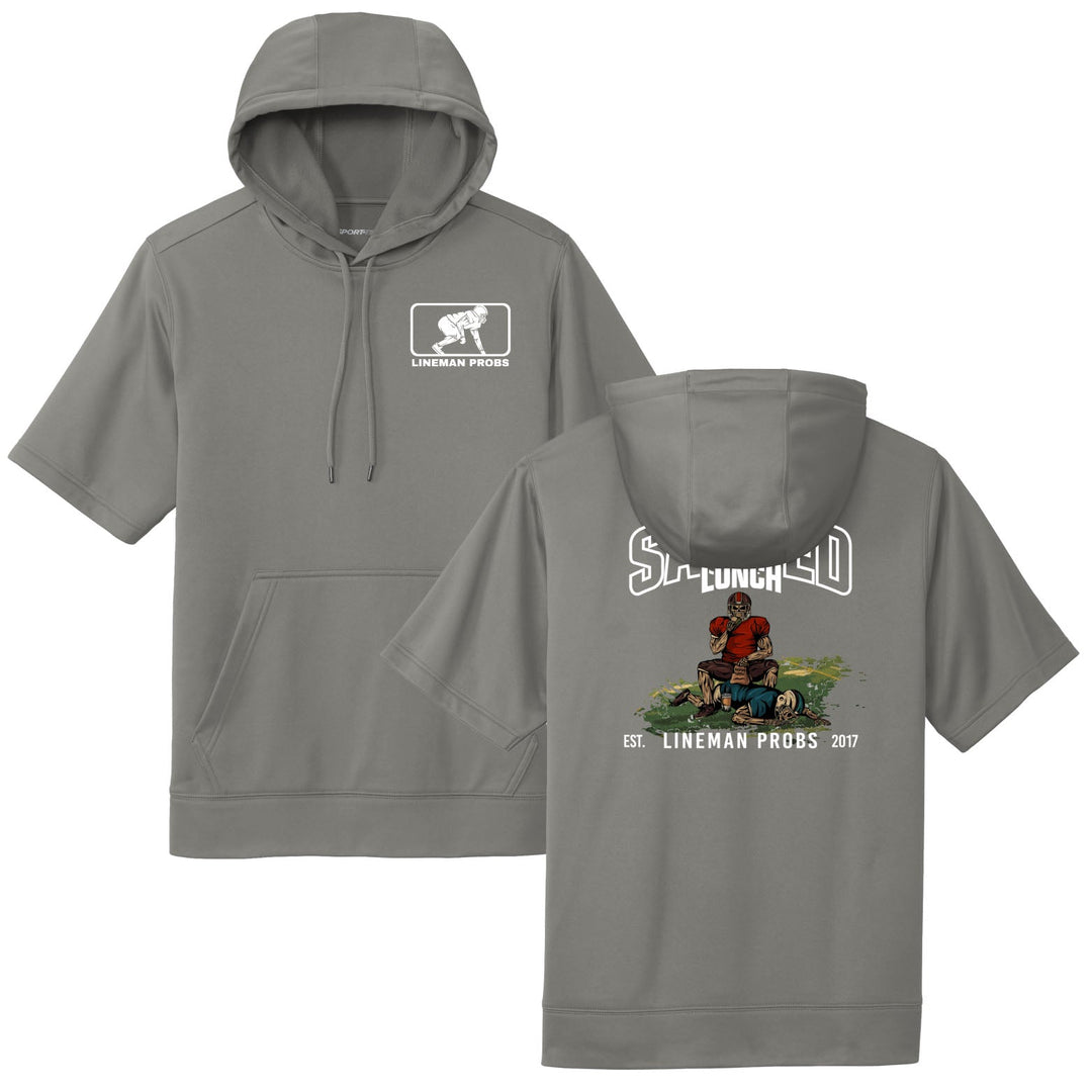 BIG BONED - SACKED LUNCH - Short Sleeve Hoodie