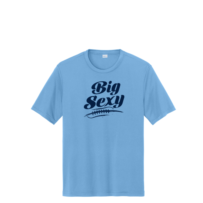 BIG SEXY (A) (Navy) - Youth Performance Tee