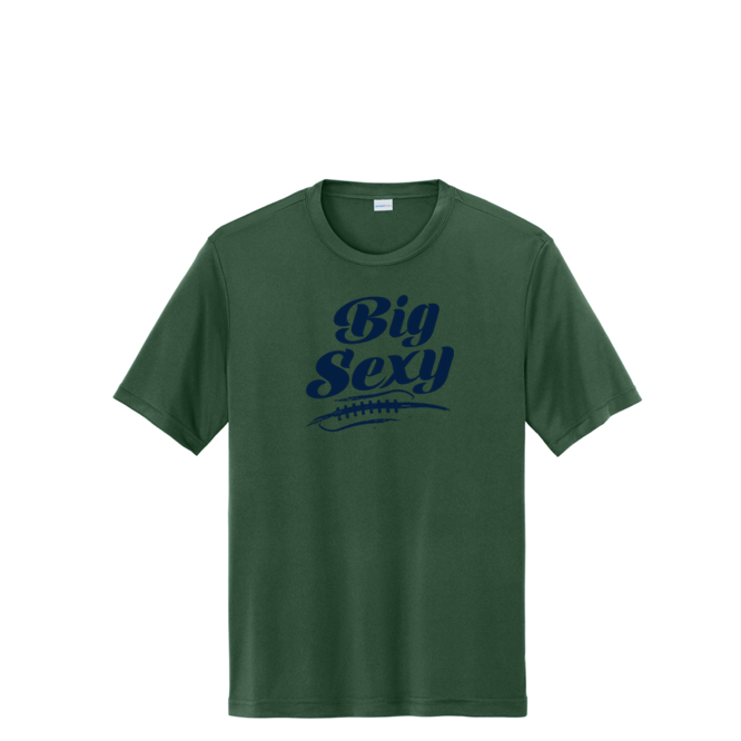 BIG SEXY (A) (Navy) - Youth Performance Tee