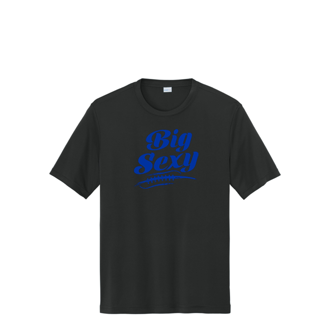 BIG SEXY (A) (Royal) - Youth Performance Tee