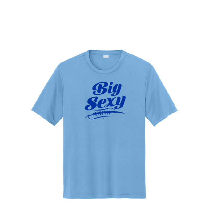 BIG SEXY (A) (Royal) - Youth Performance Tee