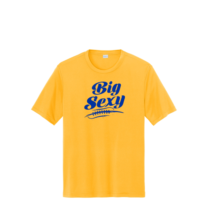 BIG SEXY (A) (Royal) - Youth Performance Tee
