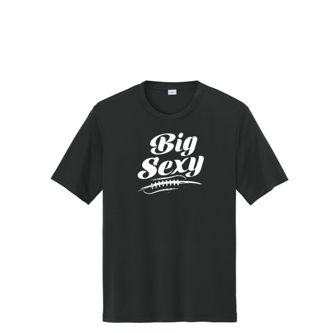 BIG SEXY (A) (White) - Youth Performance Tee