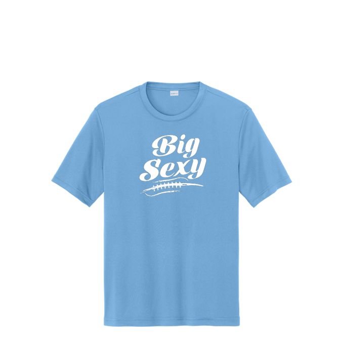 BIG SEXY (A) (White) - Youth Performance Tee