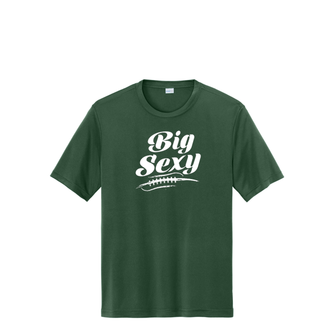 BIG SEXY (A) (White) - Youth Performance Tee