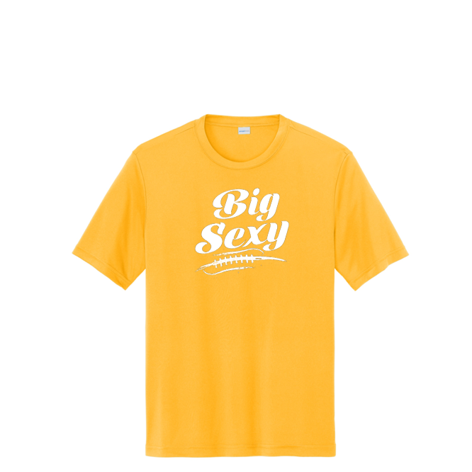 BIG SEXY (A) (White) - Youth Performance Tee