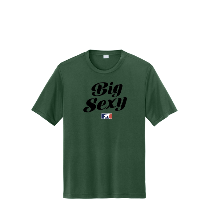 BIG SEXY (Black) - Tall Performance Tee