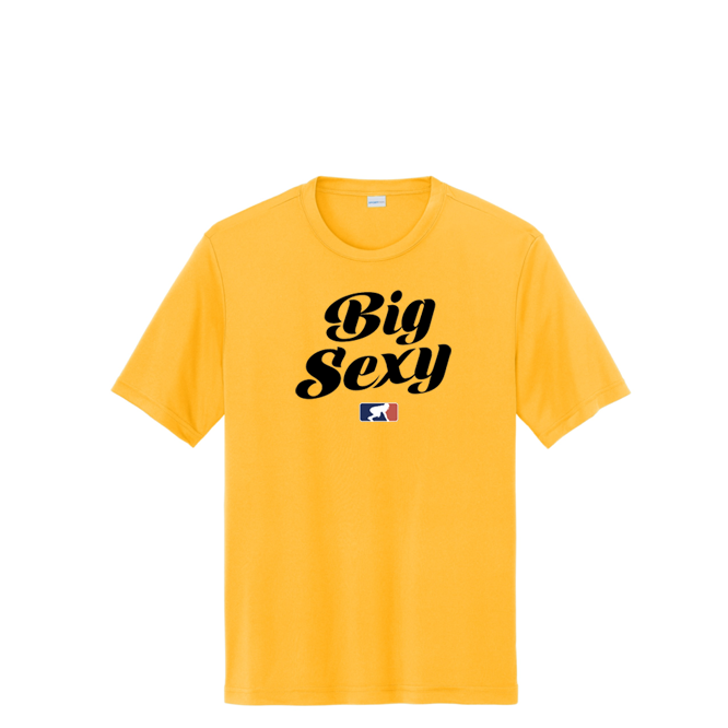 BIG SEXY (Black) - Tall Performance Tee