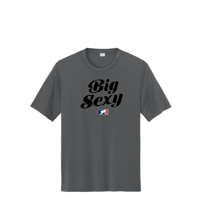 BIG SEXY (Black) - Tall Performance Tee
