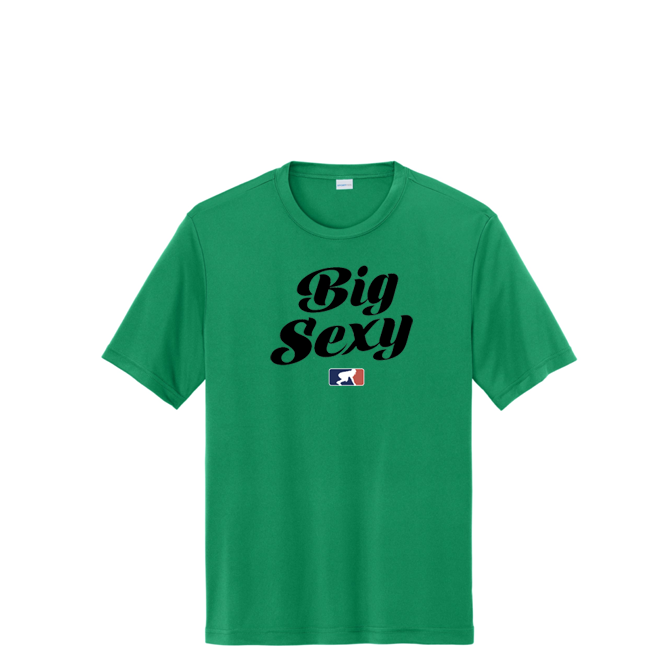 BIG SEXY (Black) - Tall Performance Tee