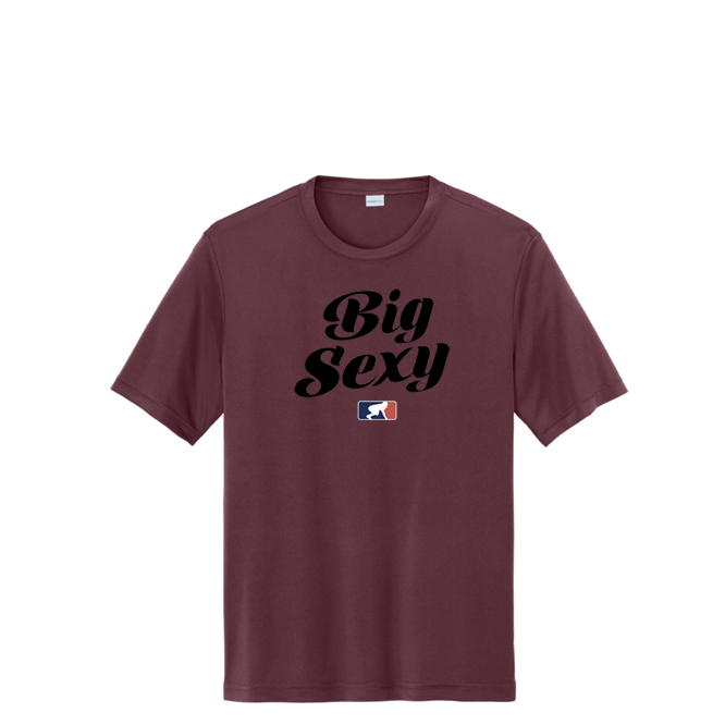 BIG SEXY (Black) - Tall Performance Tee