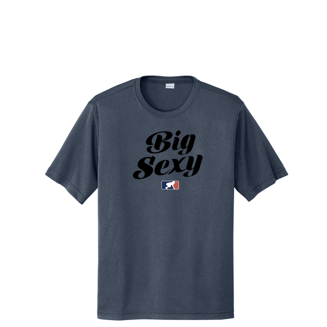 BIG SEXY (Black) - Tall Performance Tee