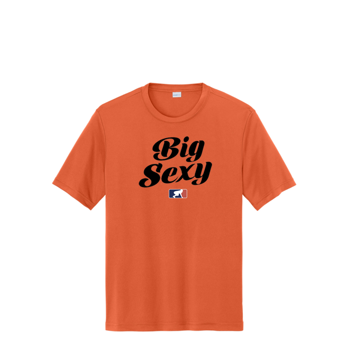 BIG SEXY (Black) - Tall Performance Tee