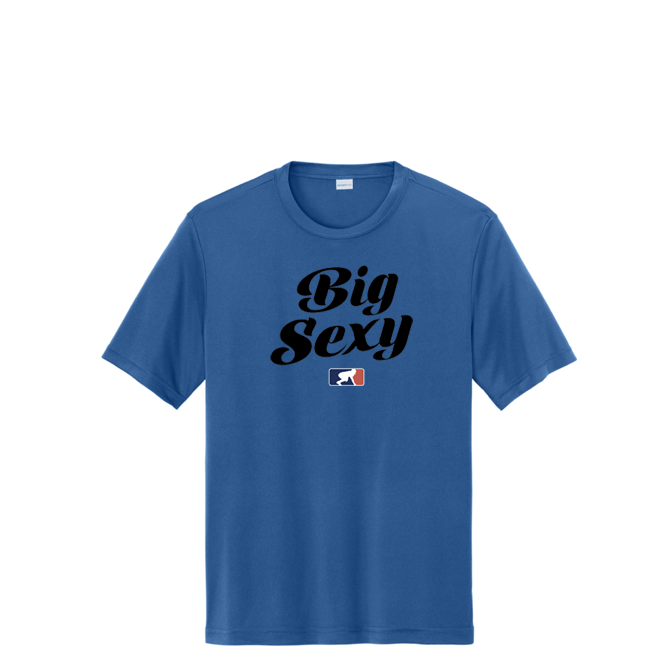 BIG SEXY (Black) - Tall Performance Tee