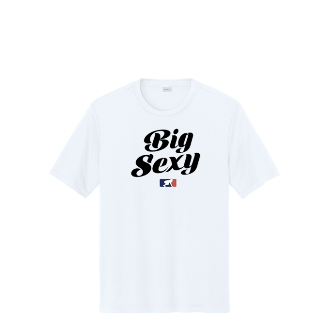 BIG SEXY (Black) - Tall Performance Tee