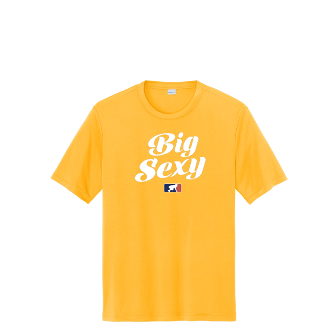 BIG SEXY (White) - Tall Performance Tee