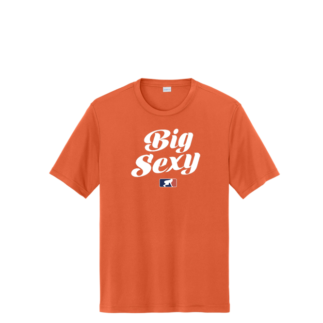 BIG SEXY (White) - Tall Performance Tee