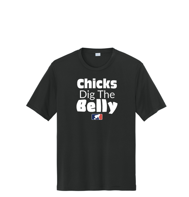 CHICKS DIG THE BELLY - Youth Performance Tee