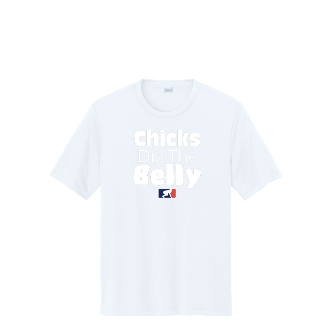 CHICKS DIG THE BELLY - Tall Performance Tee