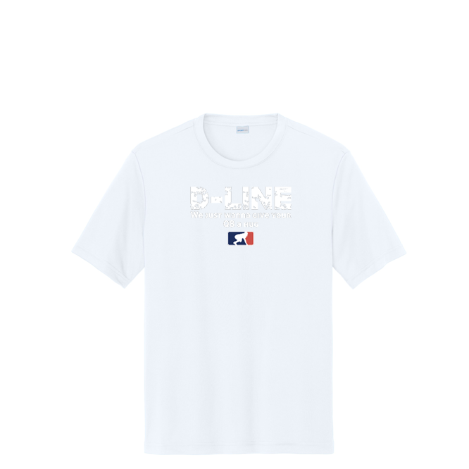 D-LINE QB HUGS - Tall Performance Tee