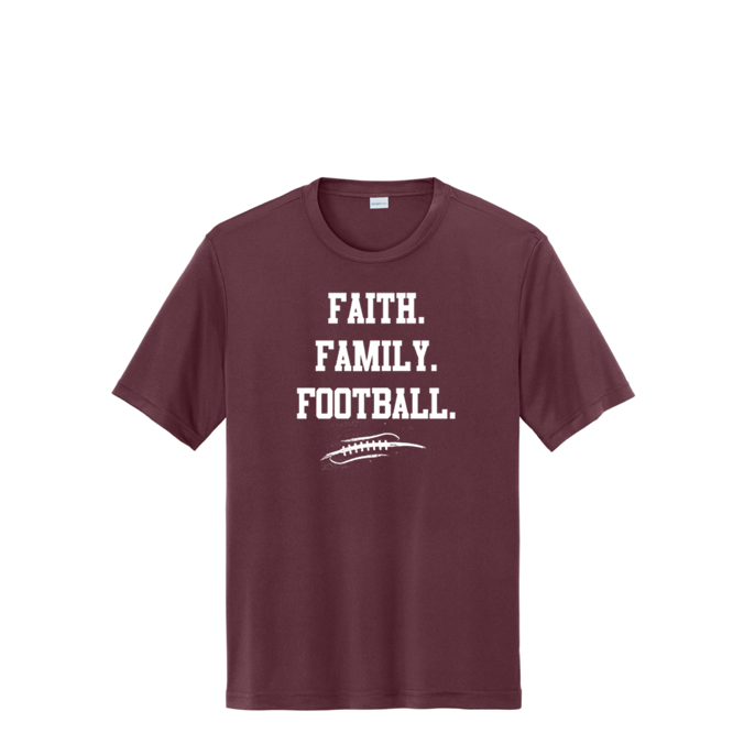 FAITH FAMILY FOOTBALL - Performance Tee