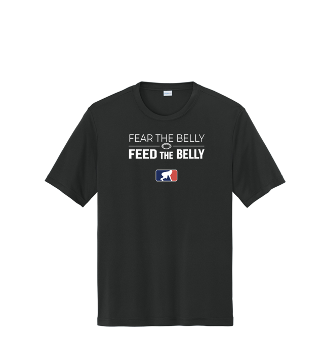 FEED THE BELLY FEAR THE BELLY - Tall Performance Tee