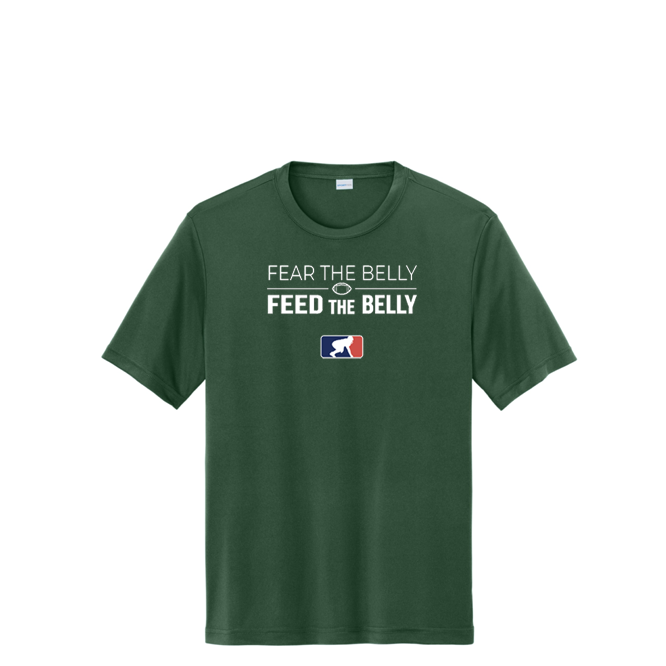 FEED THE BELLY FEAR THE BELLY - Tall Performance Tee
