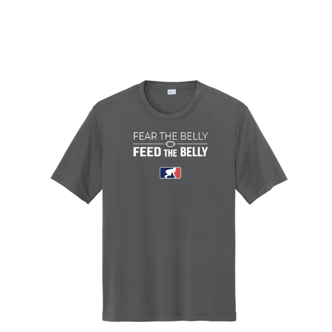 FEED THE BELLY FEAR THE BELLY - Tall Performance Tee