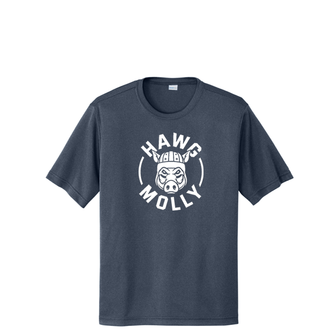 HAWG MOLLY (White) - Tall Performance Tee