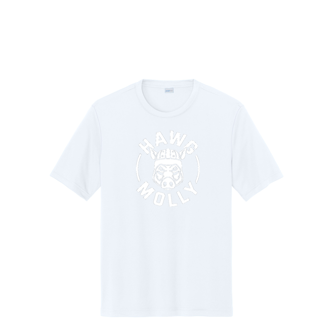 HAWG MOLLY (White) - Tall Performance Tee