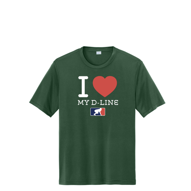 I <3 MY D-LINE - Tall Performance Tee