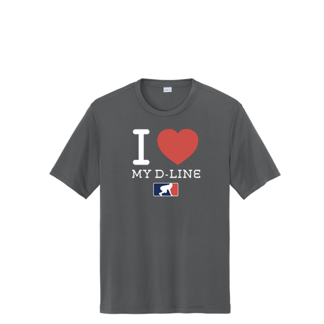 I <3 MY D-LINE - Tall Performance Tee