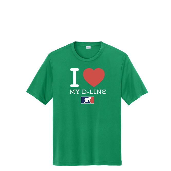 I <3 MY D-LINE - Tall Performance Tee
