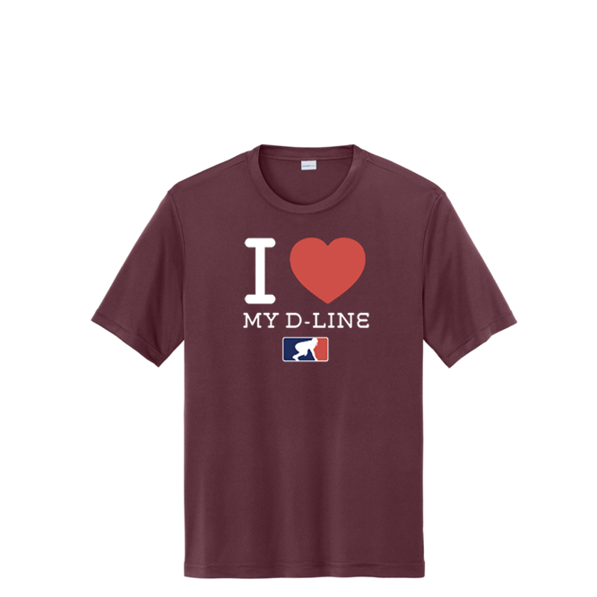 I <3 MY D-LINE - Tall Performance Tee