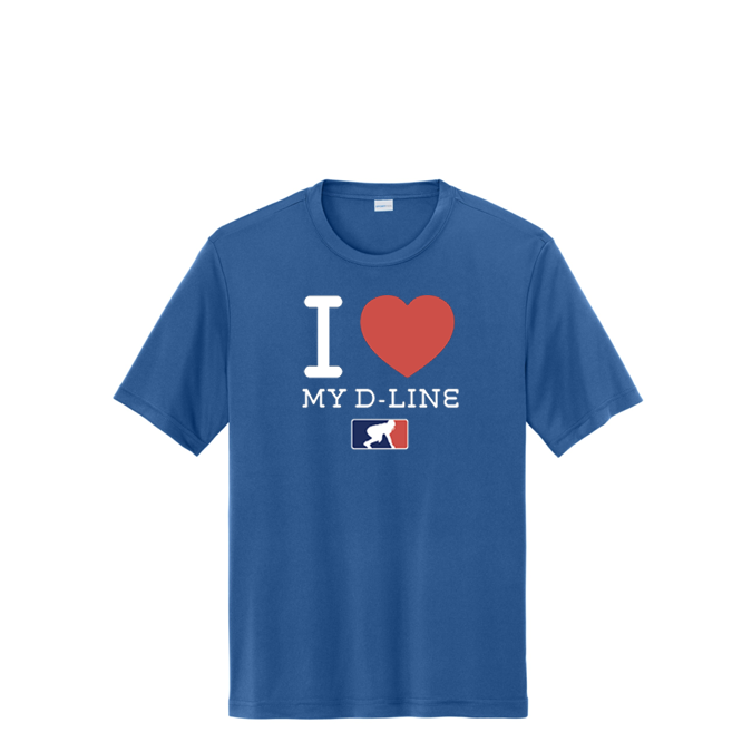 I <3 MY D-LINE - Tall Performance Tee