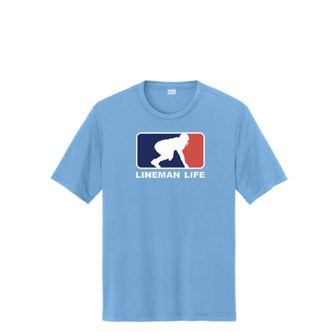 LINEMAN LIFE LOGO - Performance Tee