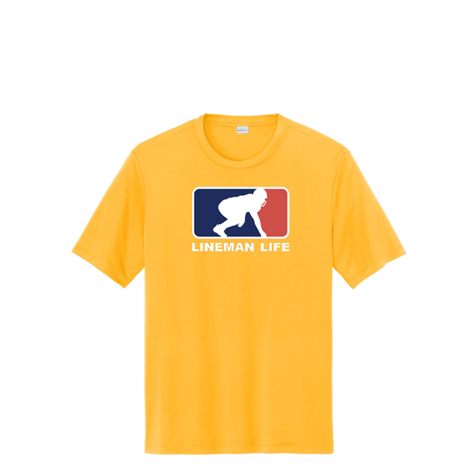 LINEMAN LIFE LOGO - Performance Tee